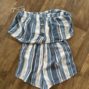 Francesca's Strapless Romper